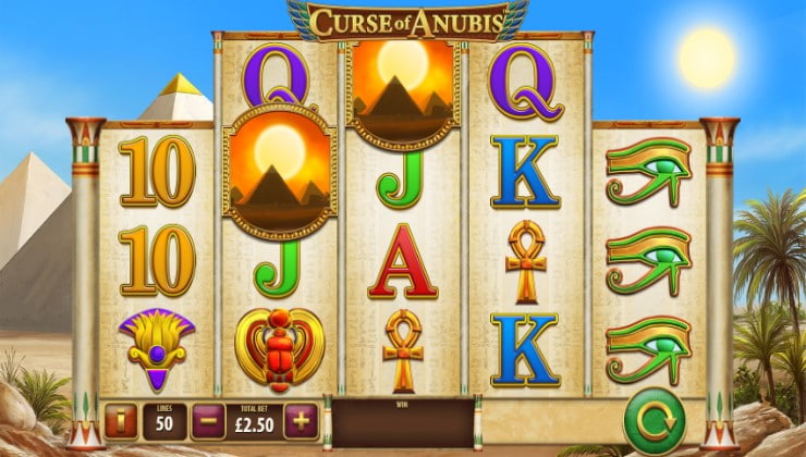 The Curse of Anubis online slot game from Playtech