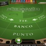 punto banco baccarat