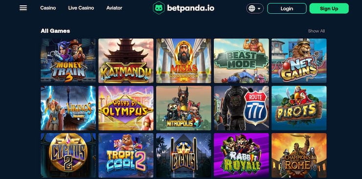 All Games at BetPanda