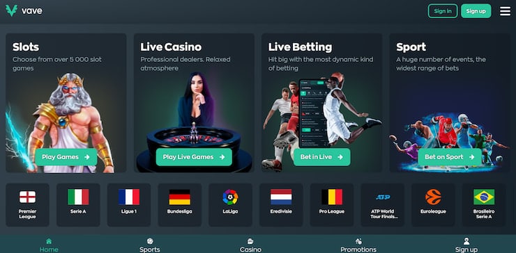 VAVE Casino Games